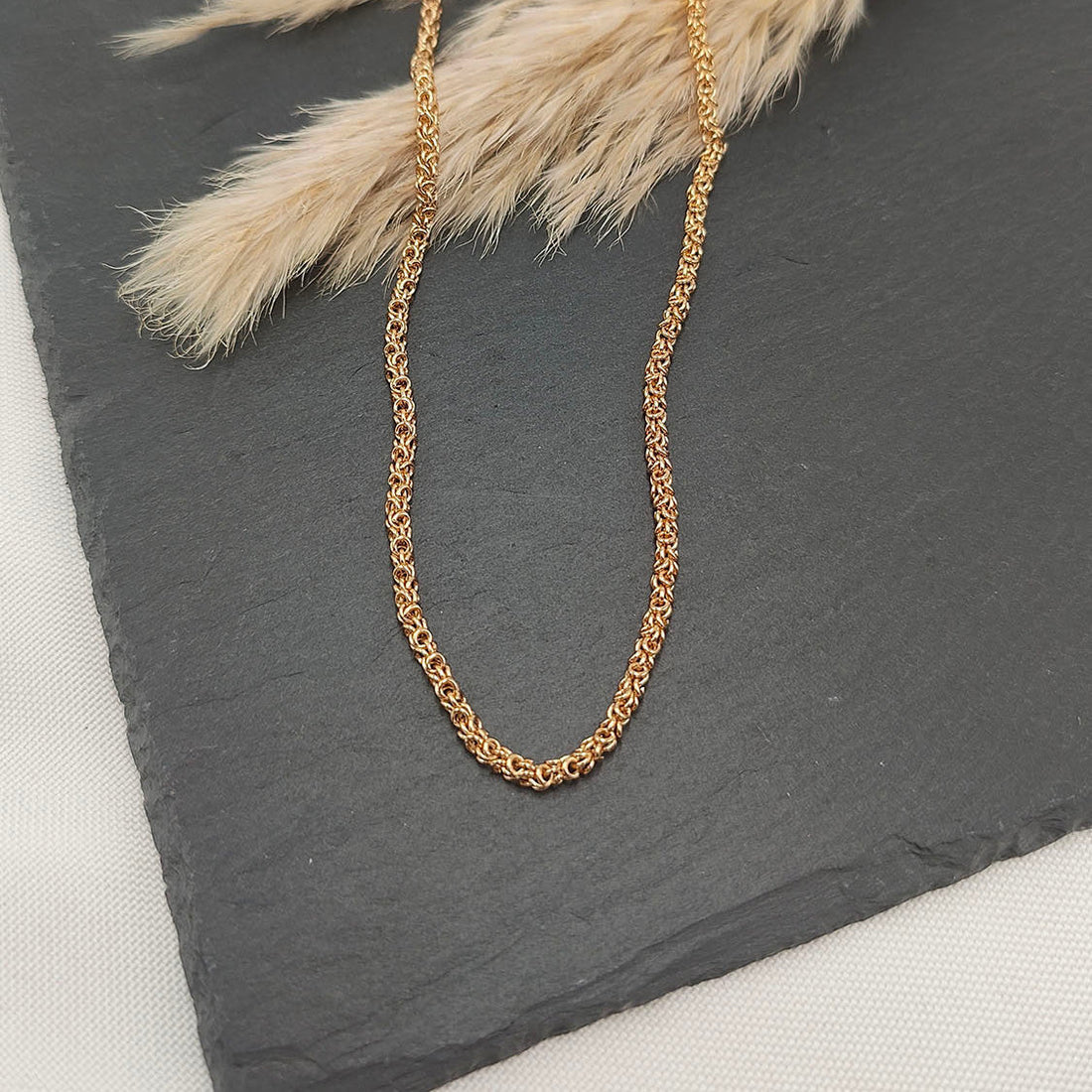 Naomi rope chain necklace, gold-tone